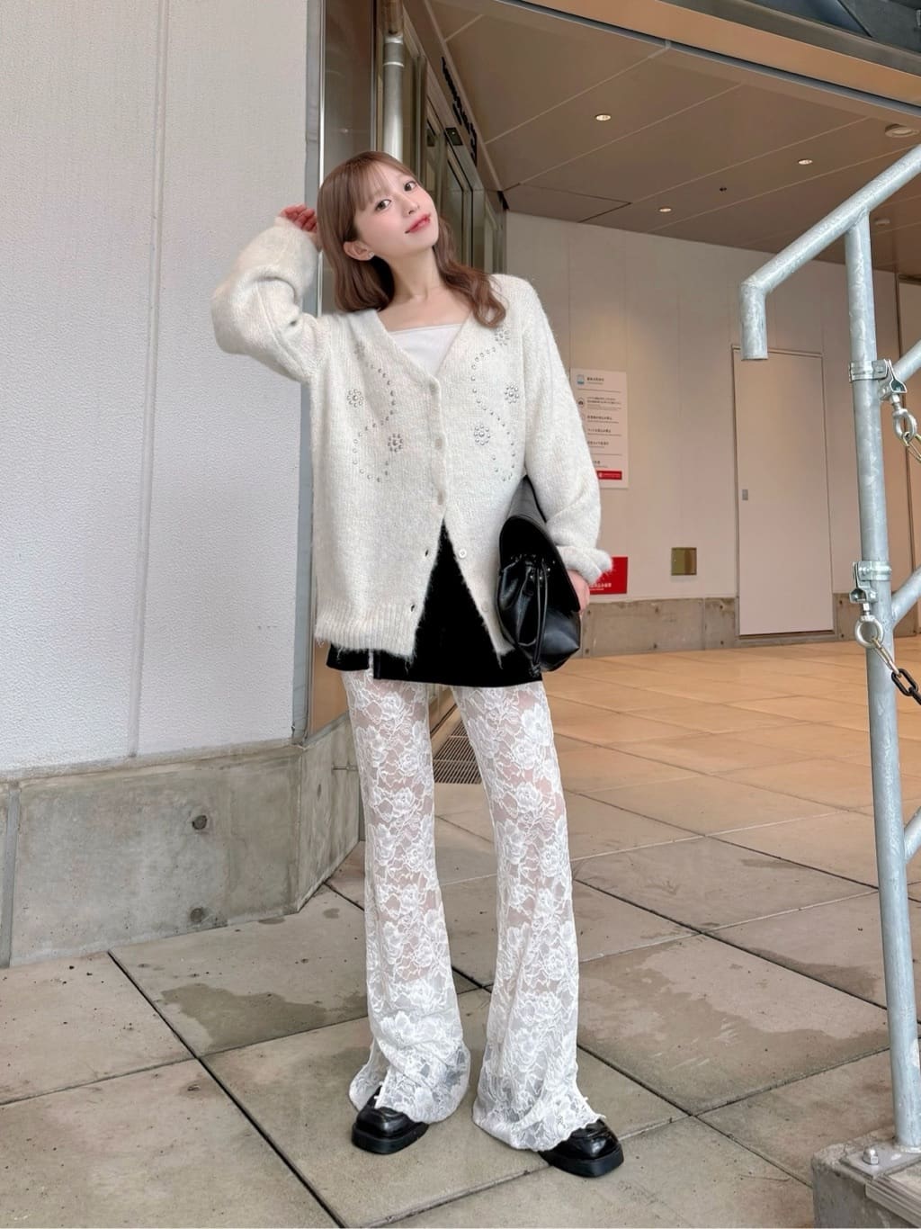 Kastane Flower studded knit cardigan - Image 32