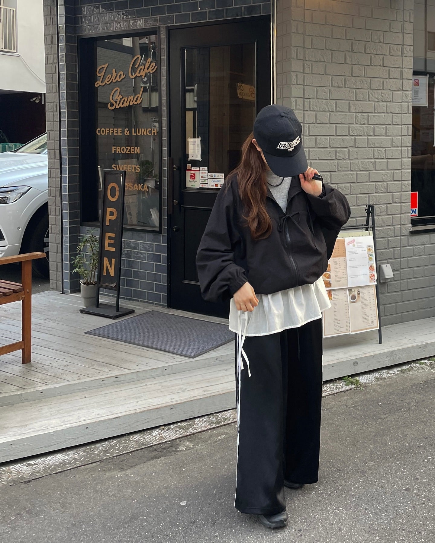 蝴蝶結雙拉鍊薄款外套🎀