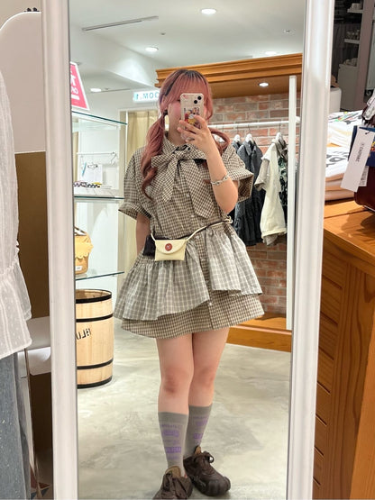[CIAOPANIC] GRAIN 2P set - Big button waist belt pouch - Image 33