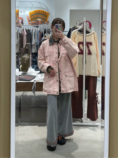 HELLO.SANFRANCISCO 窩夫格喇叭褲 - Image 71