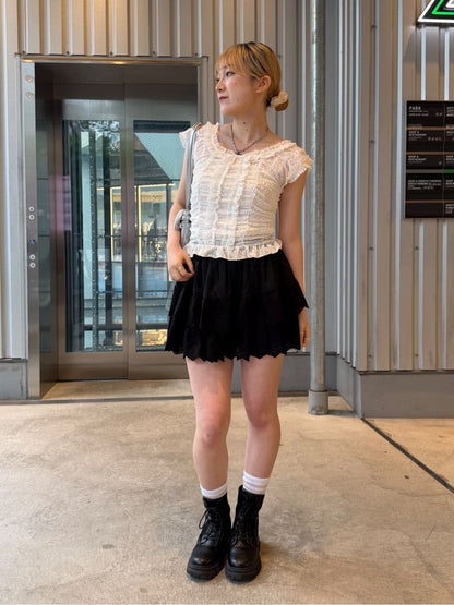 w closet 褶皺Lace法式Tee - Image 27