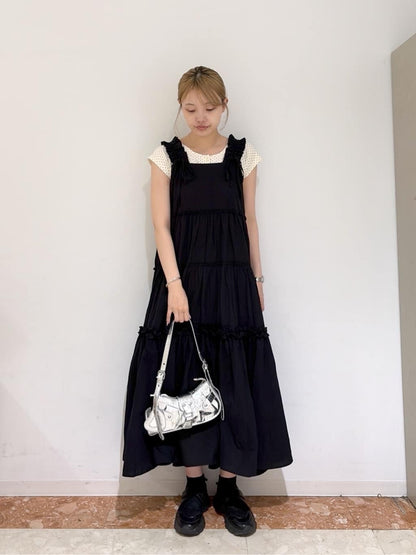 w closet 100%Cotton荷葉邊肩帶ops - Image 33
