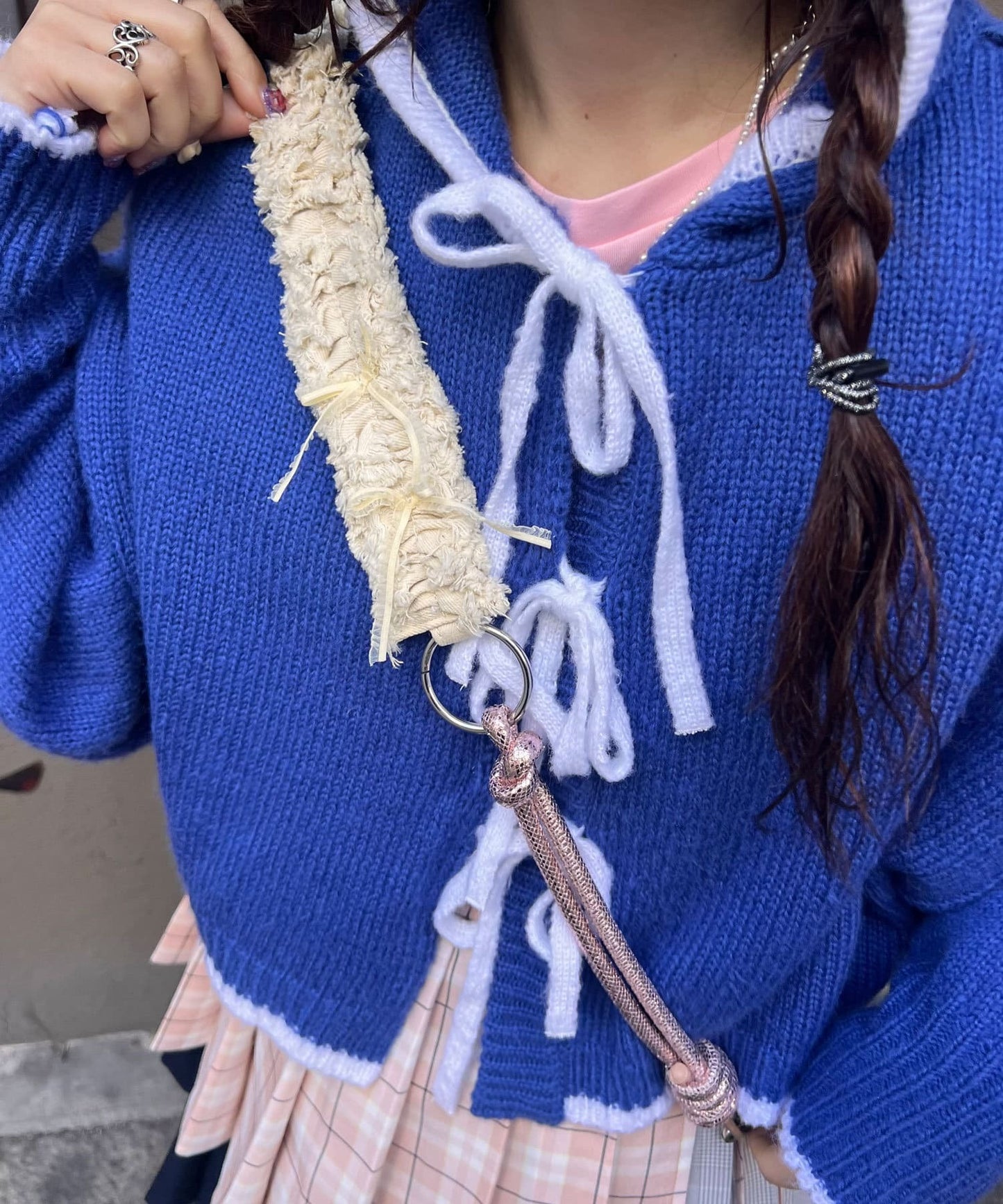 Me＋Me 牛仔Ribbon手機繩