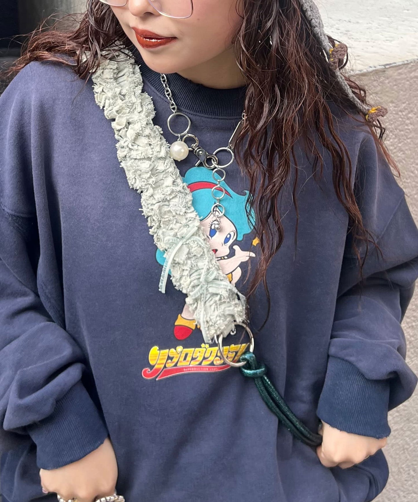 Me＋Me 牛仔Ribbon手機繩