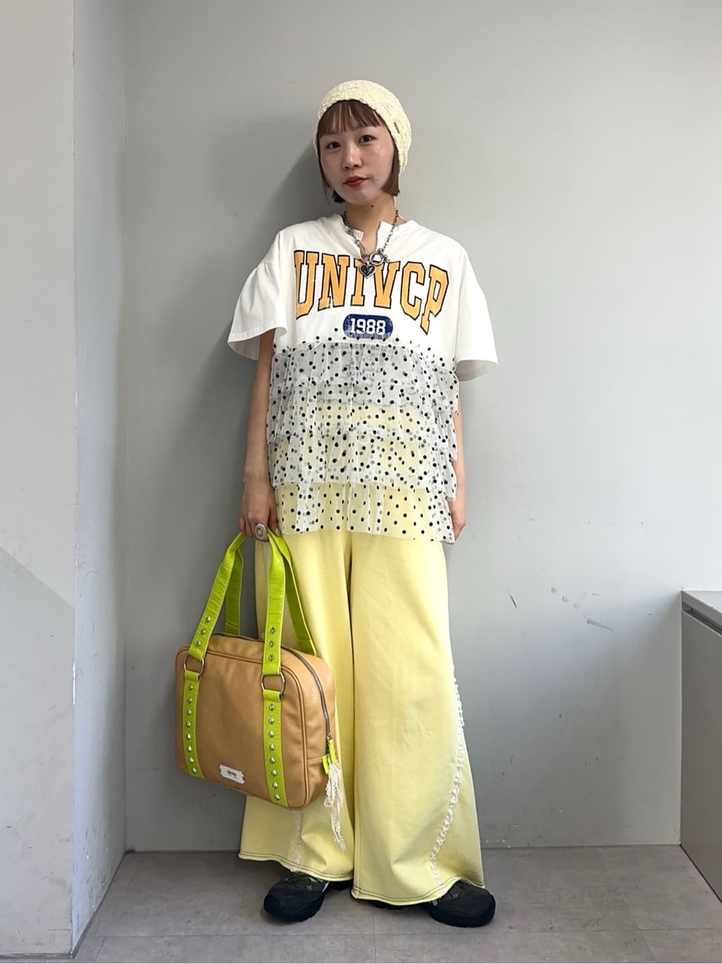 CIAOPANIC 波點薄紗拼接Tee - Image 28