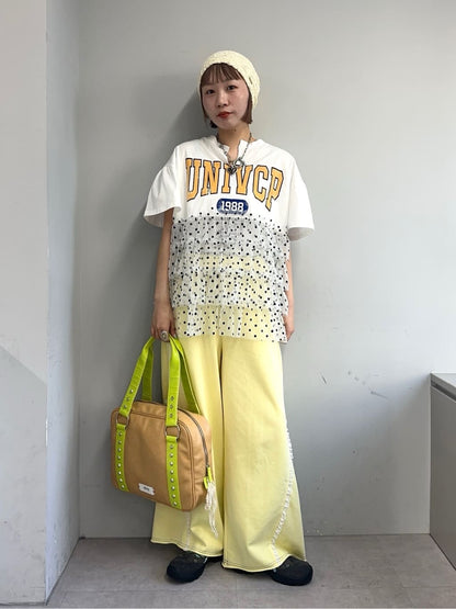 CIAOPANIC 波點薄紗拼接Tee - Image 28