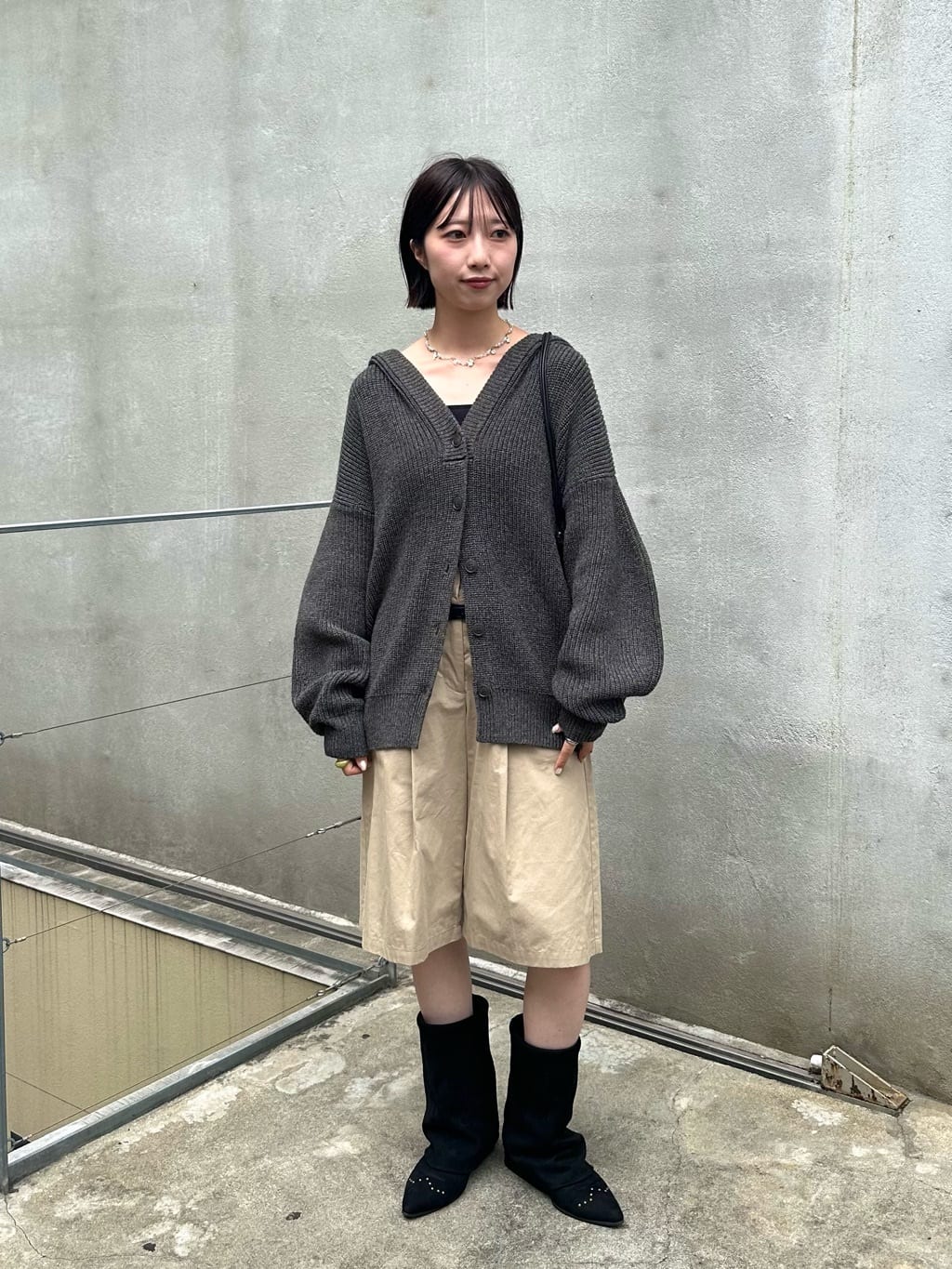 Kastane Voluminous hooded knit cardigan - Image 64