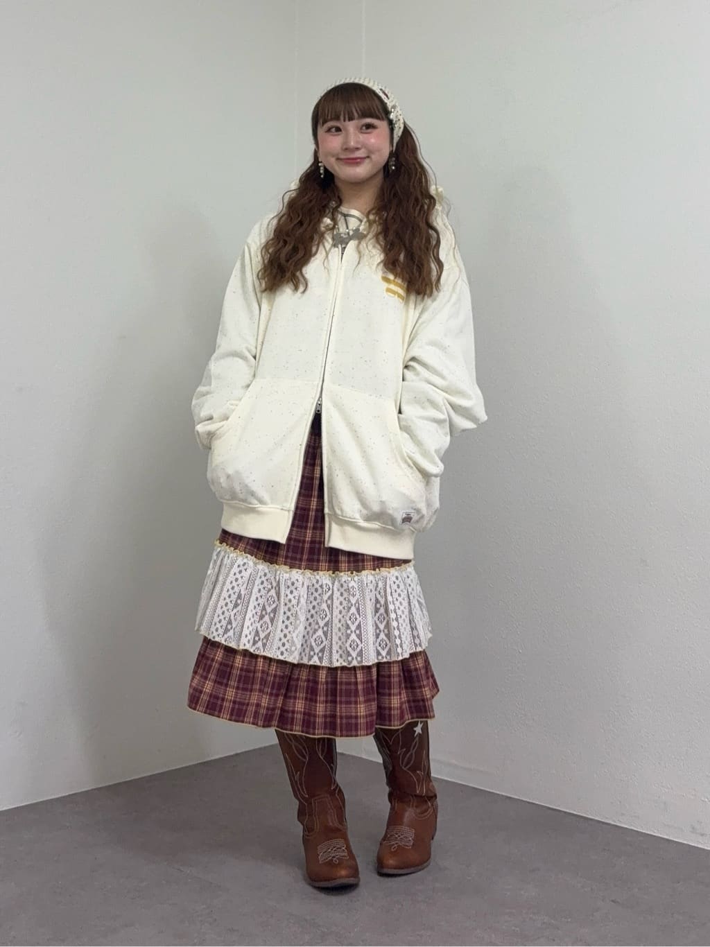 HELLO.SANFRANCISCO 格紋Lace tunic dress - Image 35