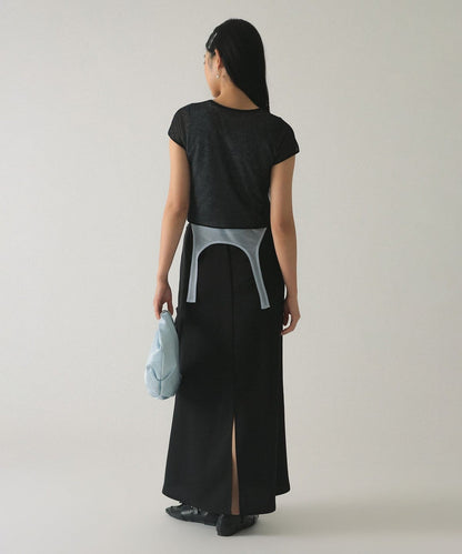 Ray BEAMS Sheer Layered Top 2P Set