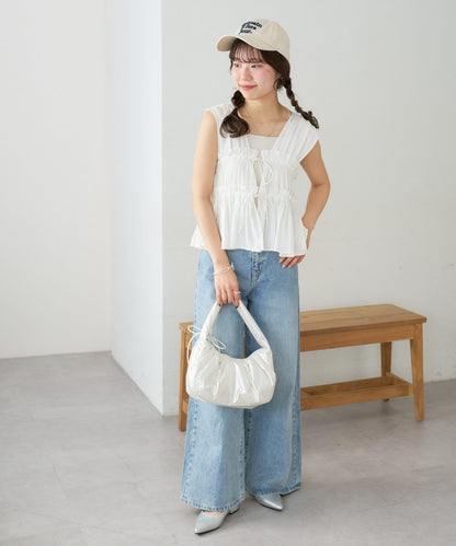umm. By Discoat 褶褶絲帶 Sleeveless - Image 23