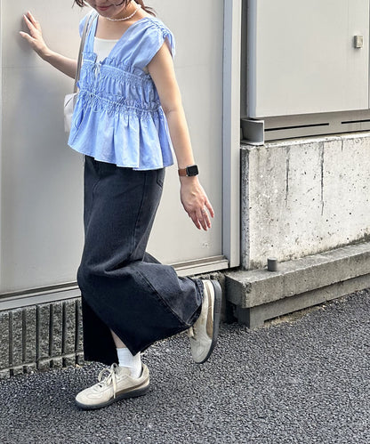 umm. By Discoat 褶褶絲帶 Sleeveless - Image 53