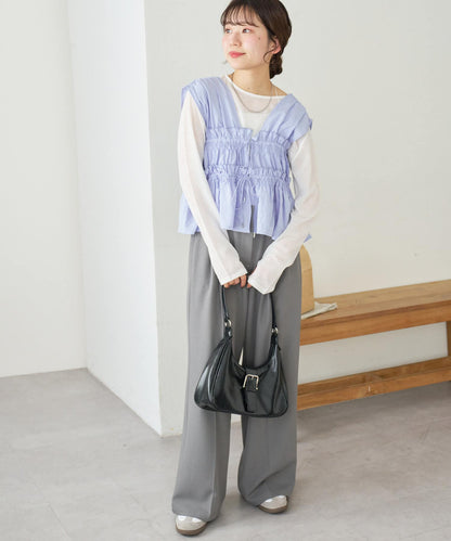 umm. By Discoat 褶褶絲帶 Sleeveless - Image 38
