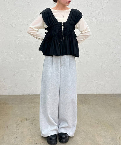 umm. By Discoat 褶褶絲帶 Sleeveless - Image 65
