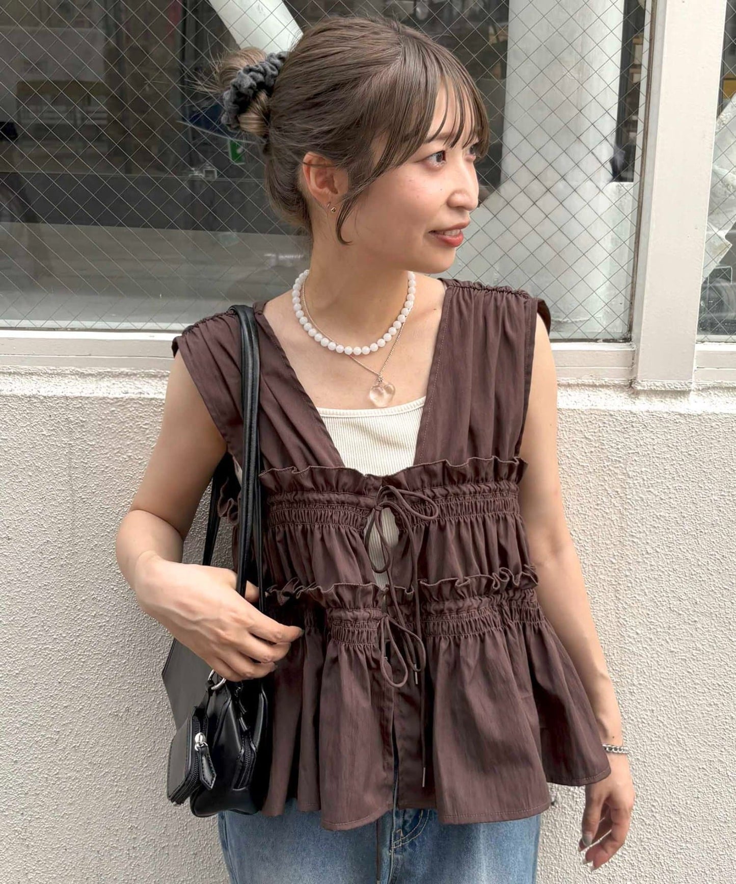 umm. By Discoat 褶褶絲帶 Sleeveless - Image 94