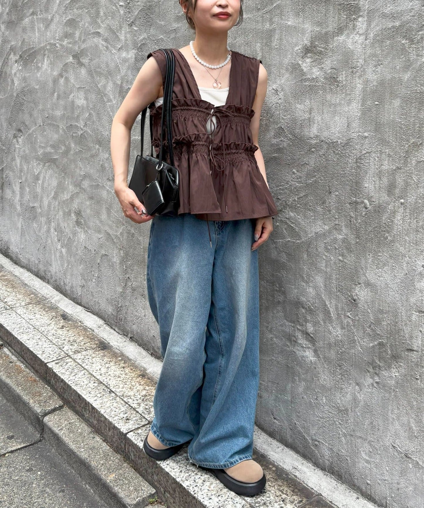 umm. By Discoat 褶褶絲帶 Sleeveless - Image 98