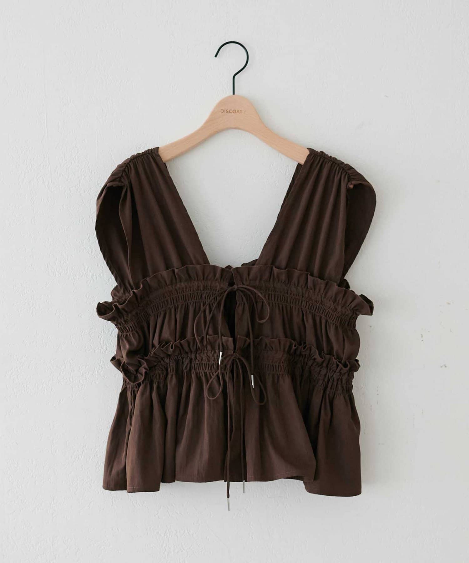 umm. By Discoat 褶褶絲帶 Sleeveless - Image 104