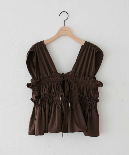 umm. By Discoat 褶褶絲帶 Sleeveless - Image 104
