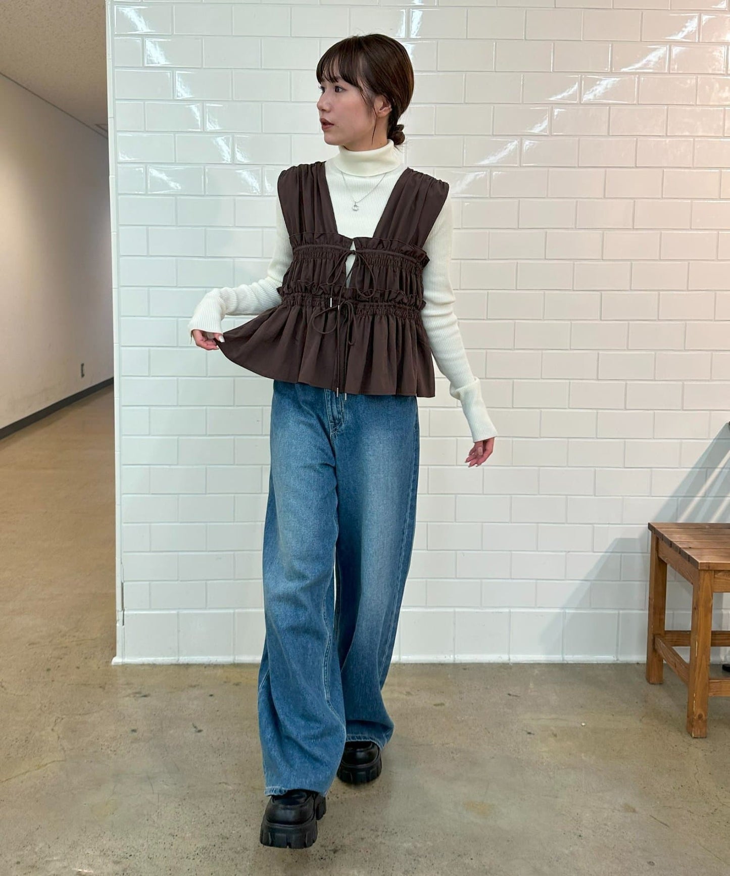 umm. By Discoat 褶褶絲帶 Sleeveless - Image 89
