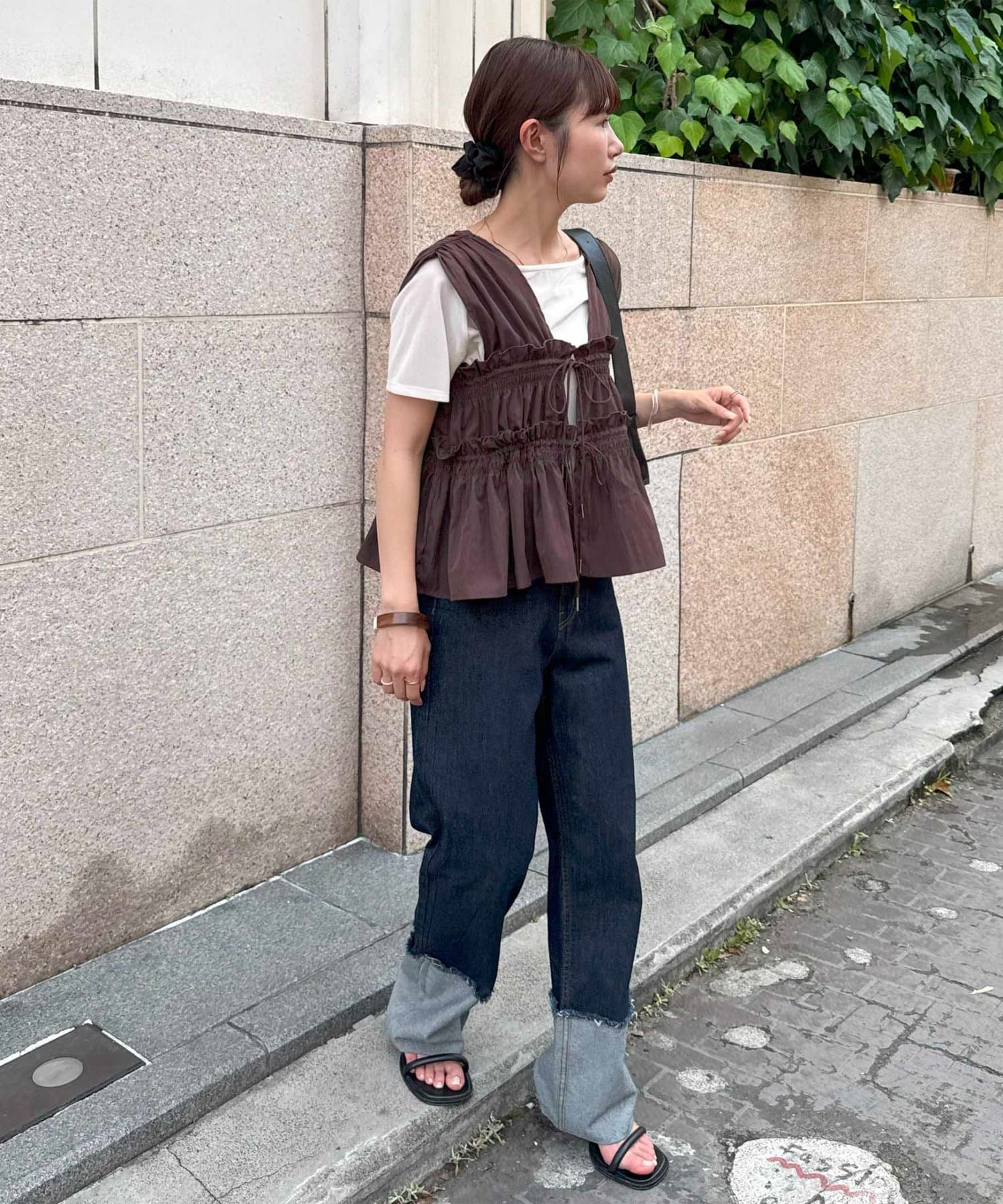 umm. By Discoat 褶褶絲帶 Sleeveless - Image 92