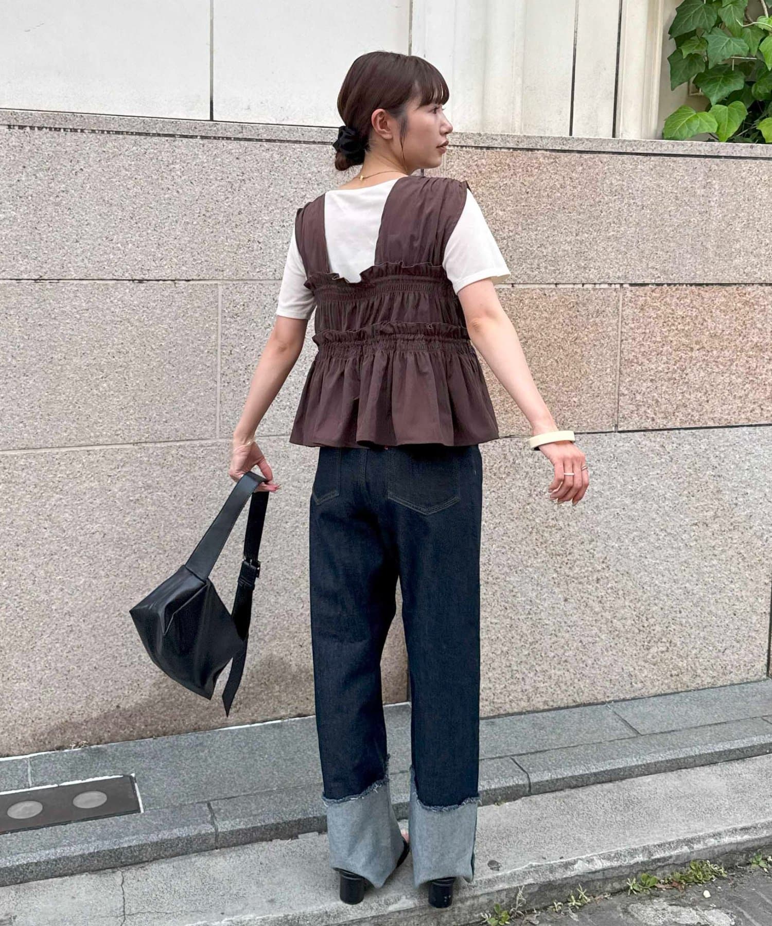 umm. By Discoat 褶褶絲帶 Sleeveless - Image 93