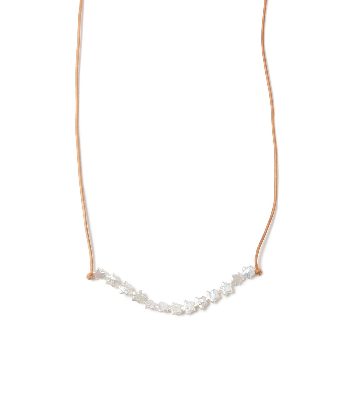 Ray BEAMS LOTUS PINK 星星珍珠 necklace
