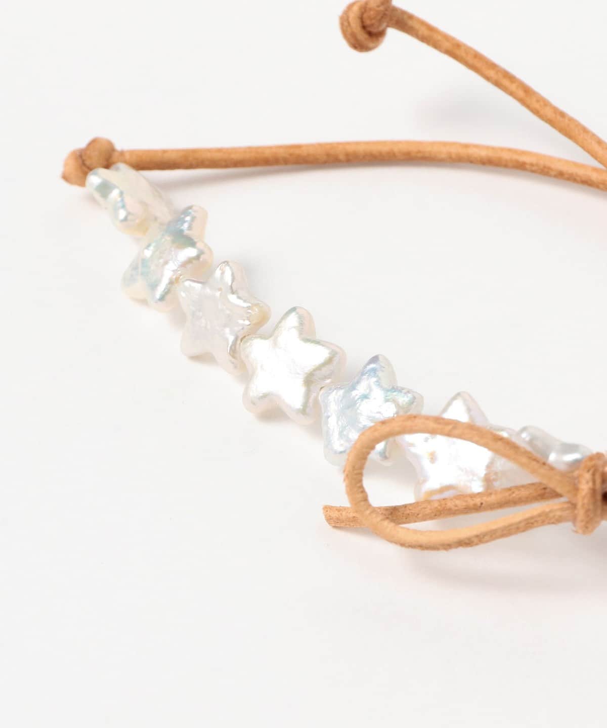 Ray BEAMS LOTUS PINK 星星珍珠 bracelet