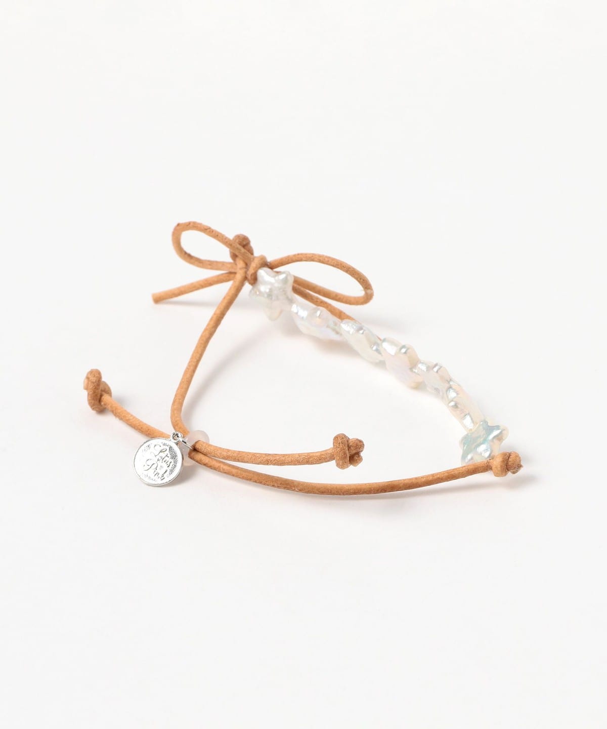 Ray BEAMS LOTUS PINK 星星珍珠 bracelet