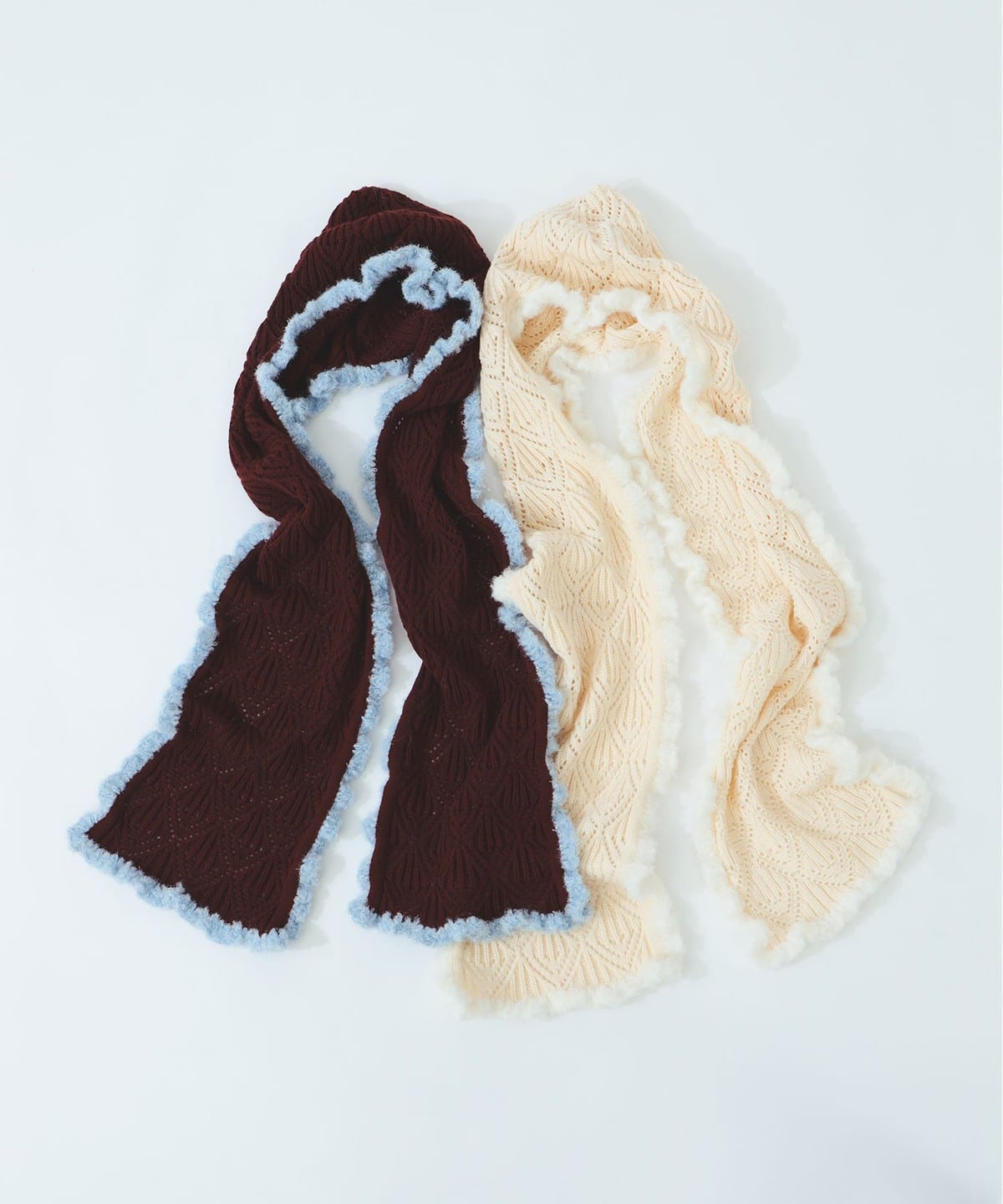 Ray BEAMS Crochet Hooded Scarf