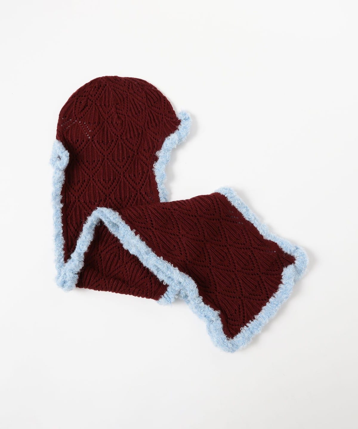 Ray BEAMS Crochet Hooded Scarf