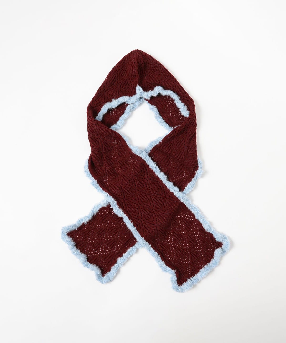 Ray BEAMS Crochet Hooded Scarf