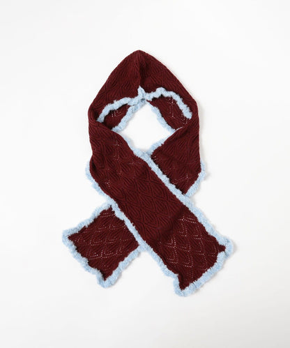 Ray BEAMS Crochet Hooded Scarf