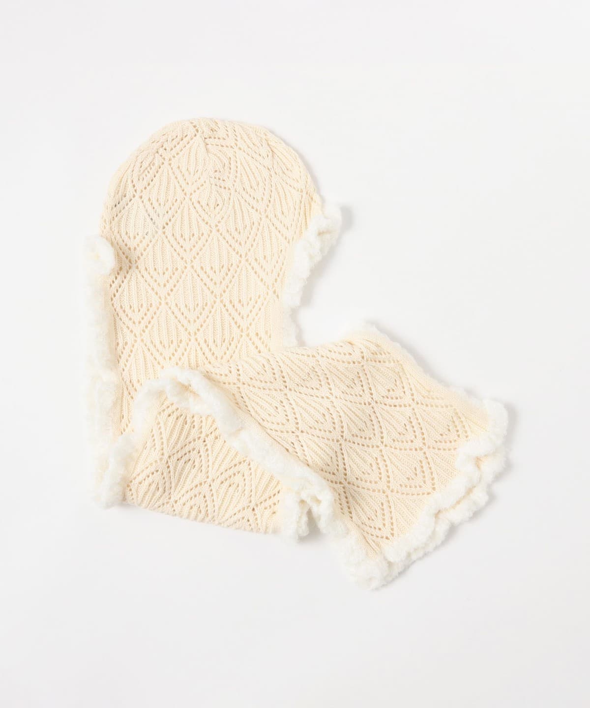 Ray BEAMS Crochet Hooded Scarf