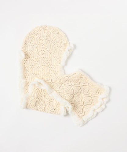 Ray BEAMS Crochet Hooded Scarf