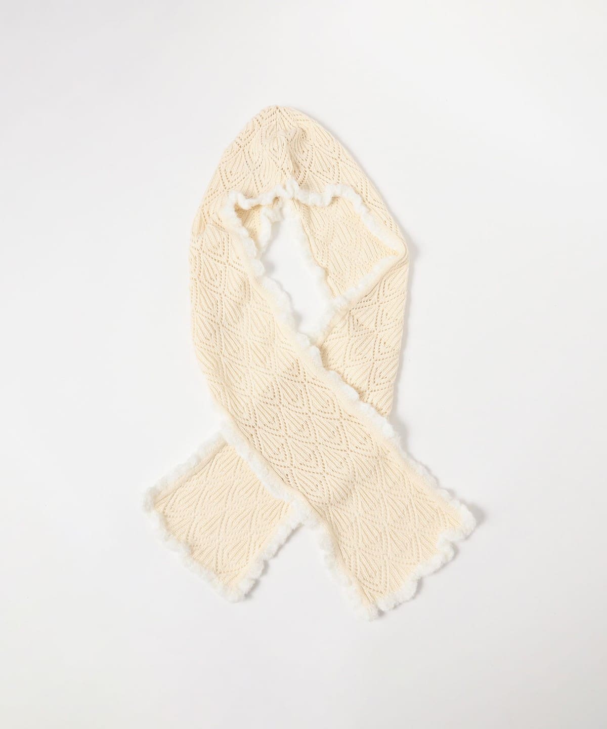Ray BEAMS Crochet Hooded Scarf