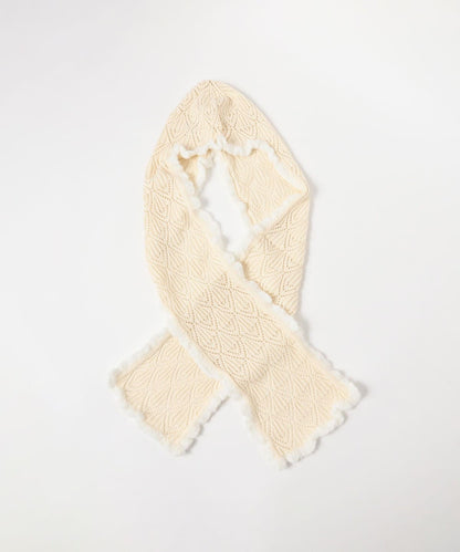 Ray BEAMS Crochet Hooded Scarf