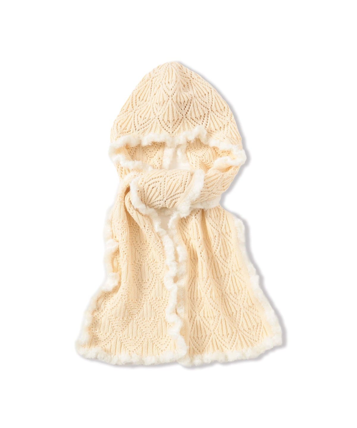 Ray BEAMS Crochet Hooded Scarf