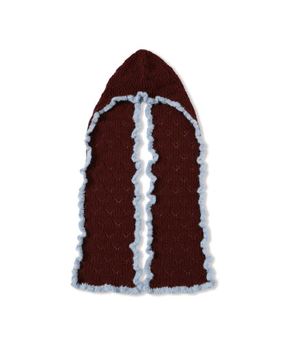 Ray BEAMS Crochet Hooded Scarf