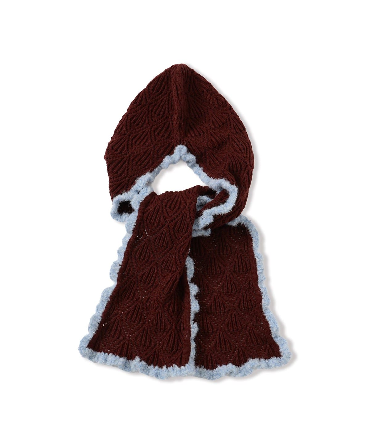 Ray BEAMS Crochet Hooded Scarf