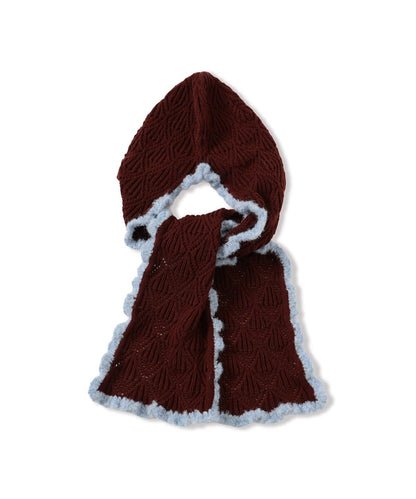 Ray BEAMS Crochet Hooded Scarf
