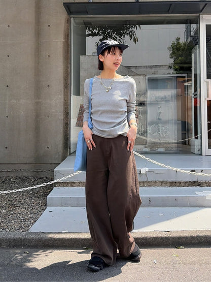 [Lace / 純色] Kastane 露肩紐扣Top - Image 47