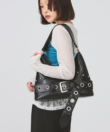 Ray BEAMS Studded Belt Bag