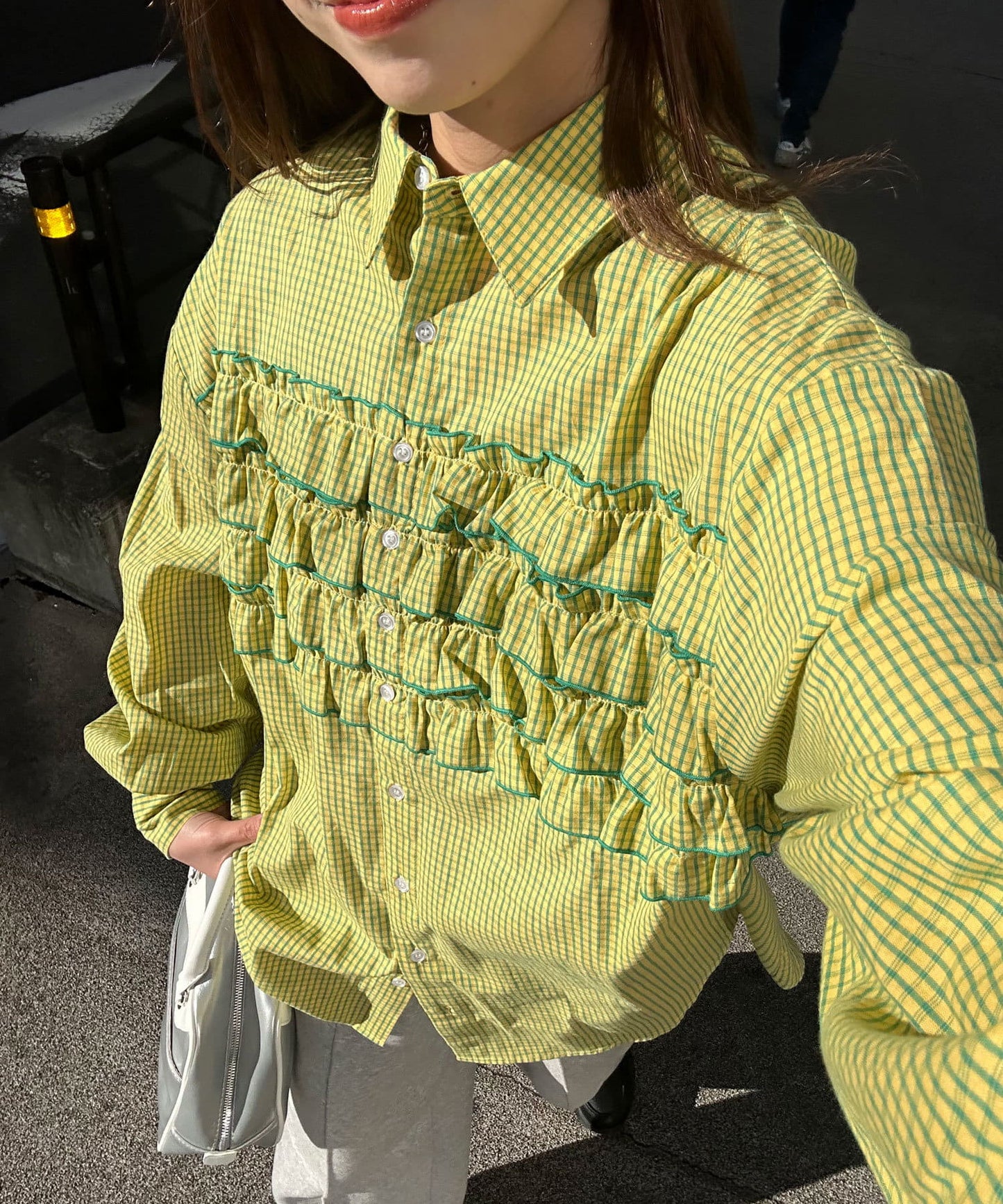 CIAOPANIC Ruffle Oversize Shirt - Image 6