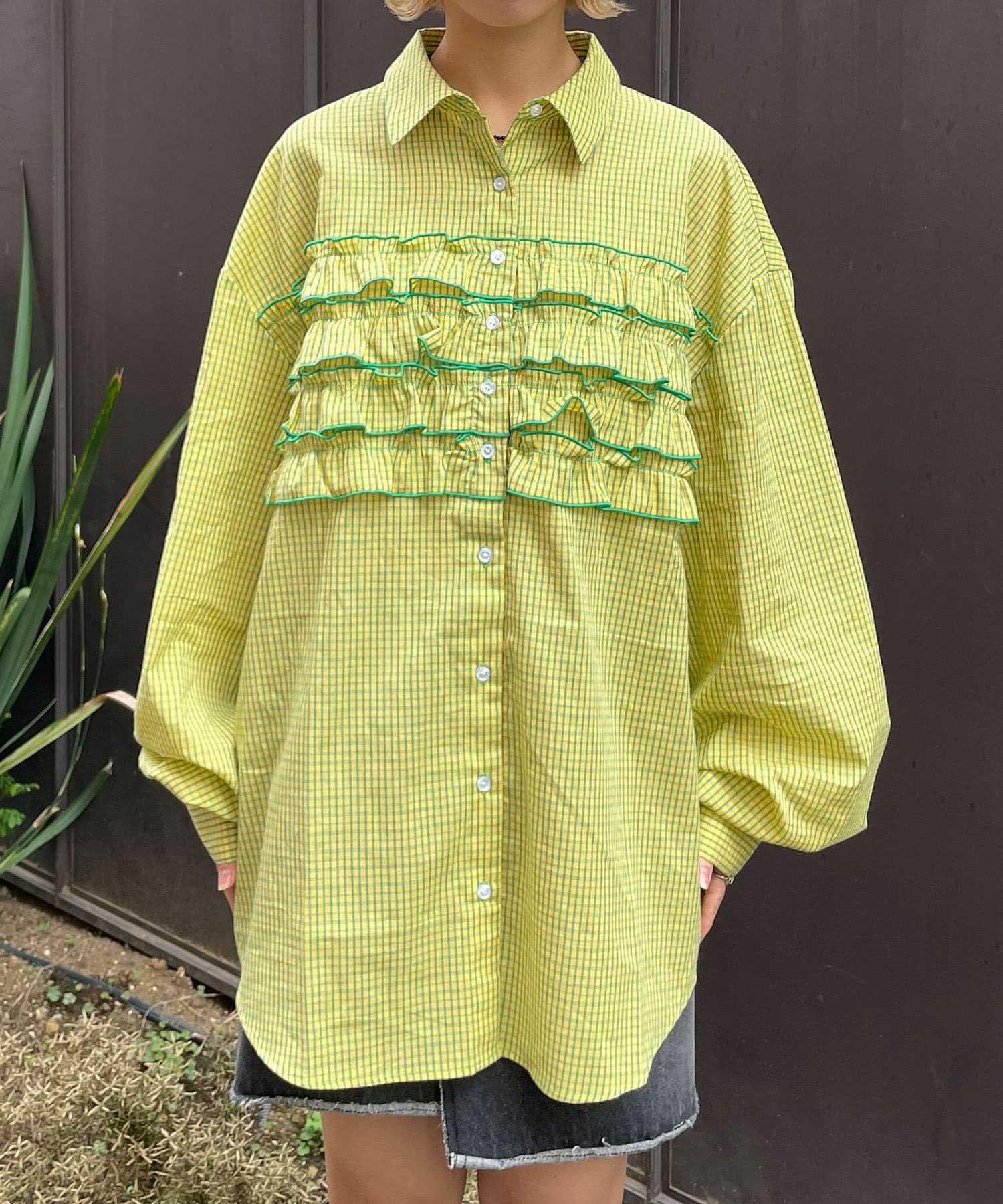 CIAOPANIC Ruffle Oversize Shirt - Image 21