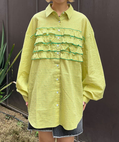CIAOPANIC Ruffle Oversize Shirt - Image 21