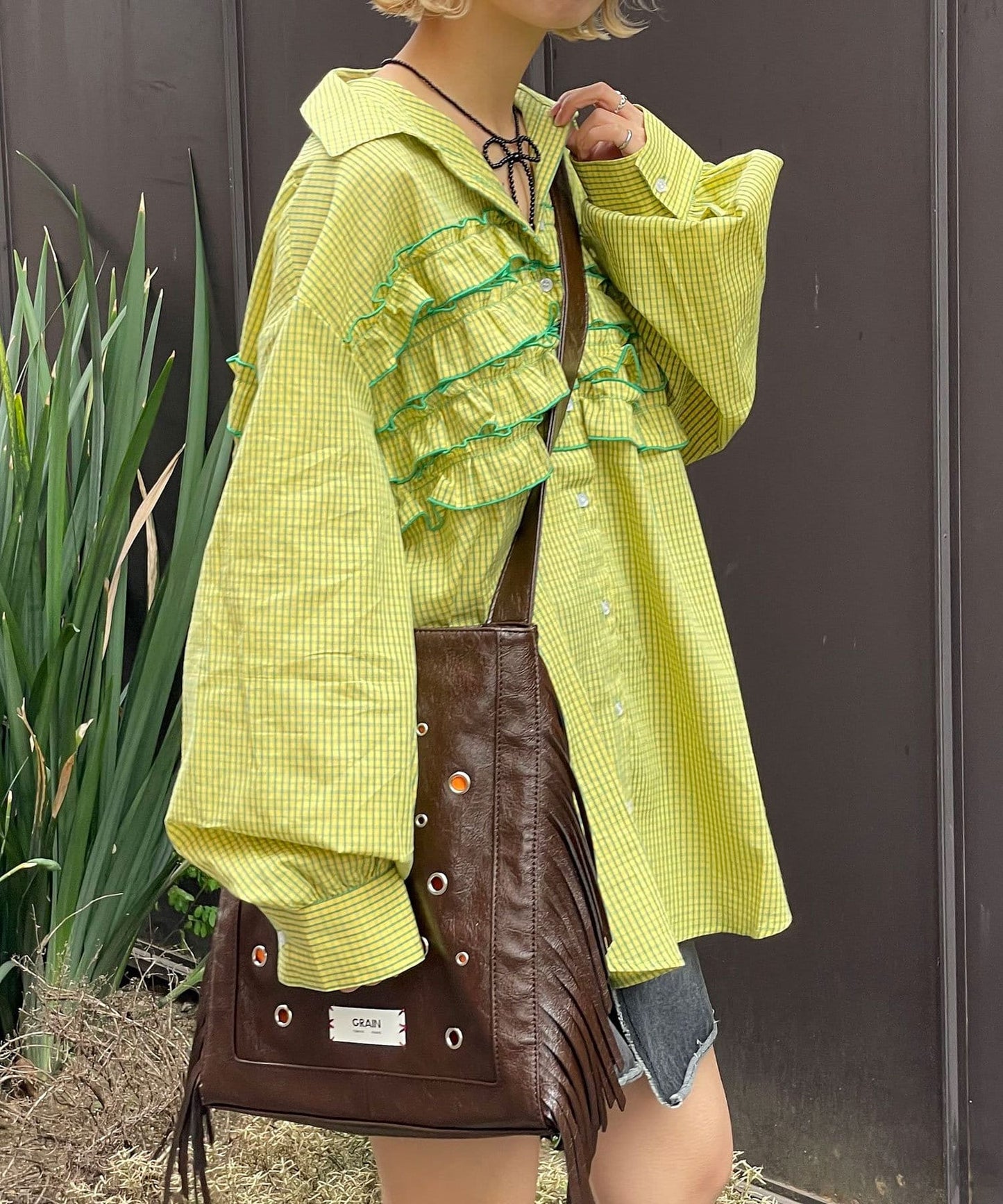 CIAOPANIC Ruffle Oversize Shirt - Image 15