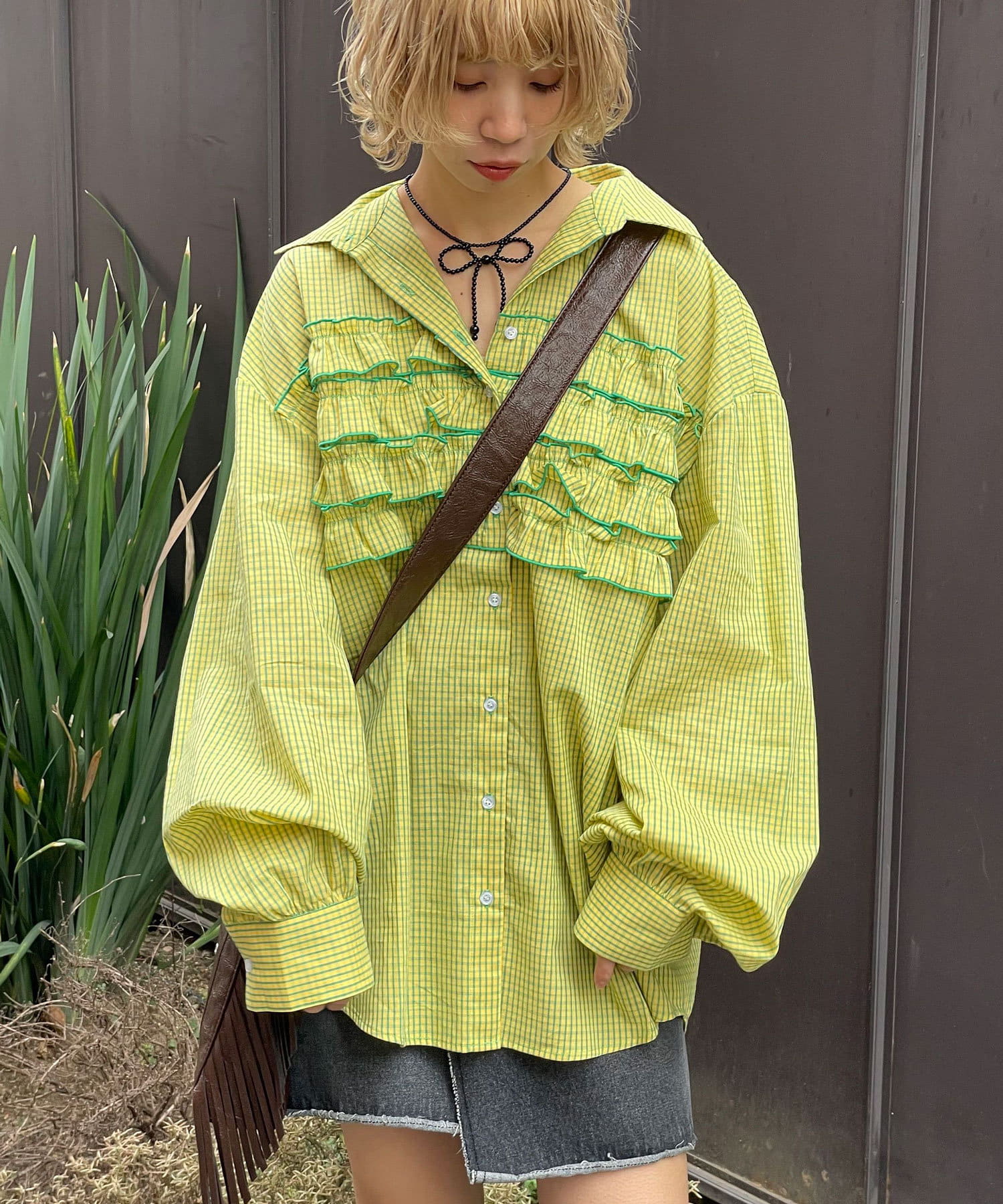 CIAOPANIC Ruffle Oversize Shirt - Image 16