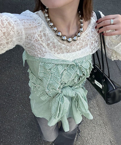 CIAOPANIC Ruffle Oversize Shirt - Image 36