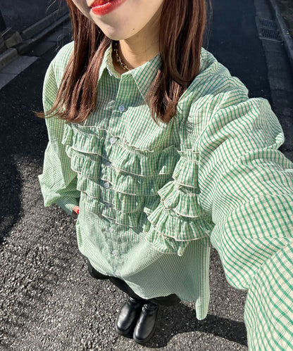 CIAOPANIC Ruffle Oversize Shirt - Image 29