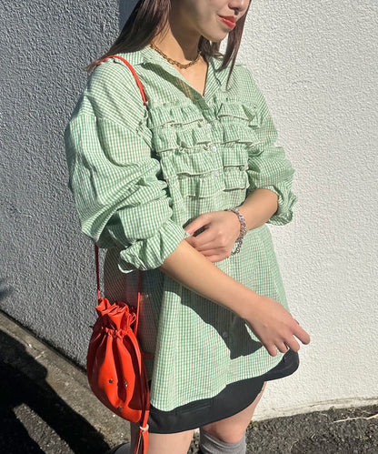 CIAOPANIC Ruffle Oversize Shirt - Image 31