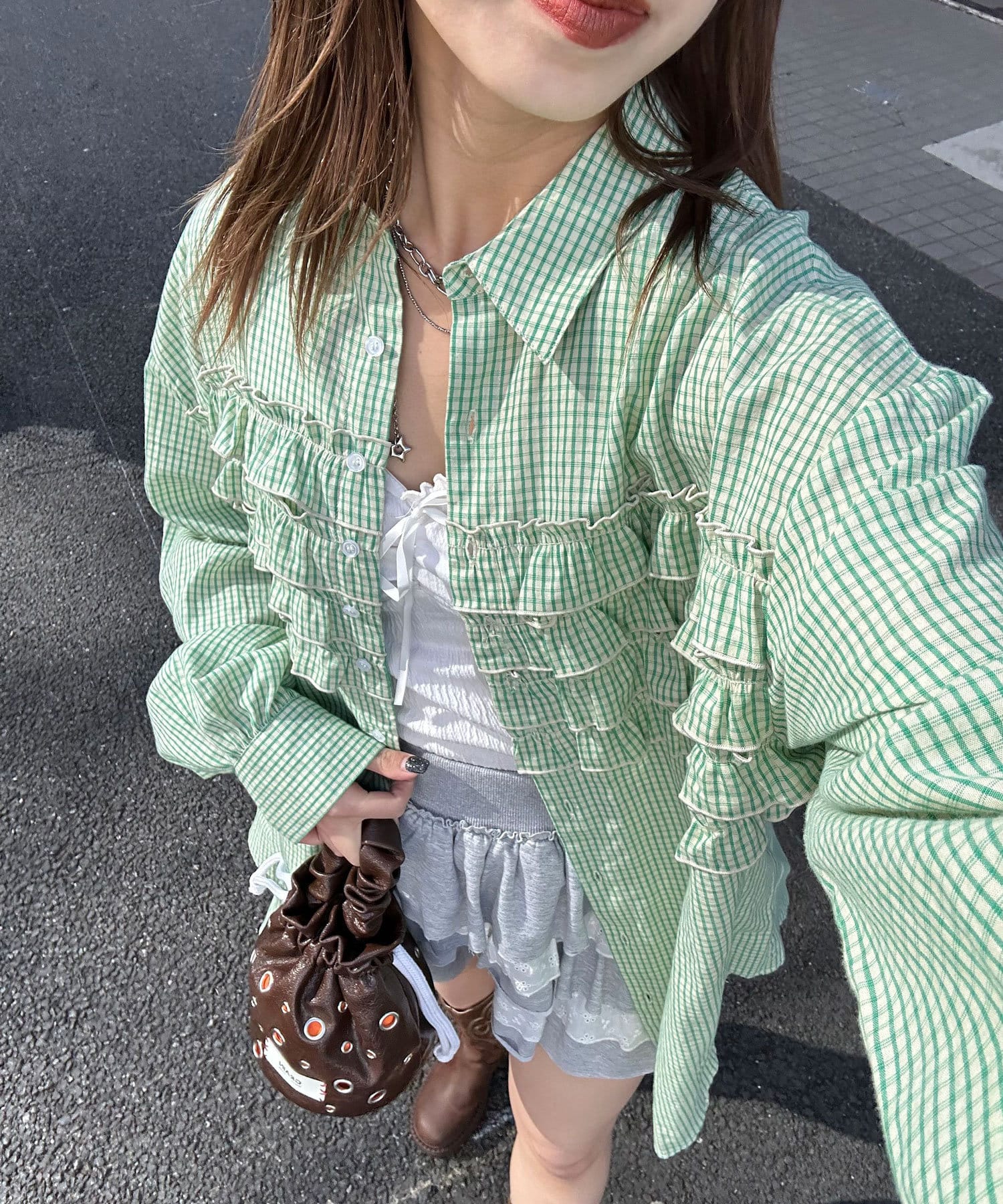 CIAOPANIC Ruffle Oversize Shirt - Image 34